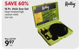 Home Hardware 16 Pc. Hole Saw Set offer