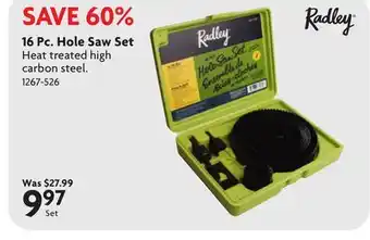 Home Hardware 16 Pc. Hole Saw Set offer