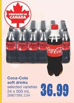 Wholesale Club SOFT DRINKS, 24 X 500 ML offer
