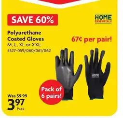 Home Hardware Polyurethane Coated Gloves offer
