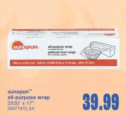 Wholesale Club SUNSPUN ALL-PURPOSE WRAP, 2500' x 17 offer