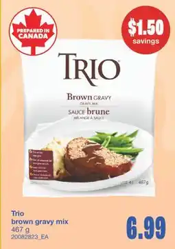Wholesale Club TRIO BROWN GRAVY MIX, 467 g offer