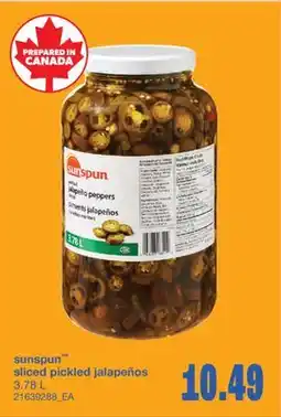 Wholesale Club SLICED PICKLED JALAPEÑOS, 3.78 L offer