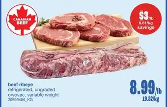 Wholesale Club BEEF RIBEYE offer