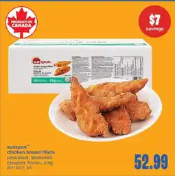Wholesale Club CHICKEN BREAST FILLETS, 4 KG offer