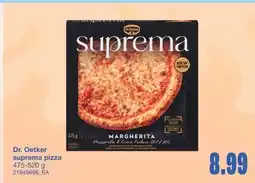 Wholesale Club DR. OETKER SUPREMA PIZZA, 475-520 G offer