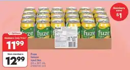 Wholesale Club FUZE LEMON ICED TEA 24 X 341 ML offer