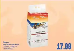 Wholesale Club COCKTAIL NAPKINS 2/CASE, 4000 CT offer