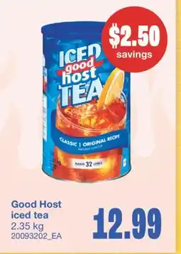 Wholesale Club ICED TEA, 2.35 kg offer