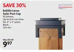 Home Hardware Bubble Lense Solar Post Cap offer