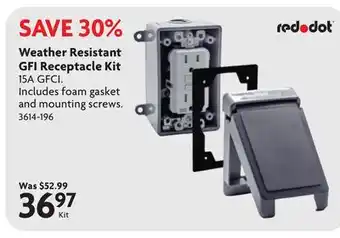 Home Hardware Weather Resistant GFI Receptacle Kit offer