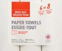 FreshCo Best Buy Paper Towels 6=8 Rolls offer
