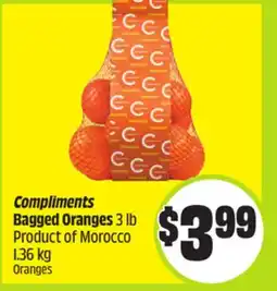 FreshCo Compliments Bagged Oranges 3 lb Product of Morocco 1.36 kg offer