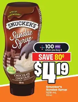 FreshCo Smucker's Sundae Syrup 428 mL offer