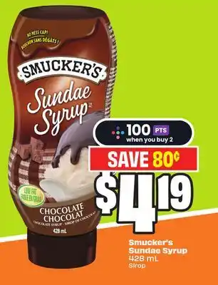 FreshCo Smucker's Sundae Syrup 428 mL offer