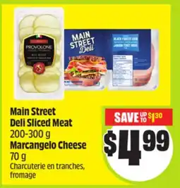 FreshCo Main Street Deli Sliced Meat 200-300 g Marcangelo Cheese 70 g offer