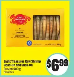 FreshCo Eight Treasures Raw Shrimp Head-On and Shell-on Frozen 400g offer