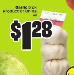 FreshCo Garlic 5 pk Product of China offer