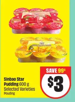 FreshCo Sinbao Star Pudding 600 g Selected Varieties offer