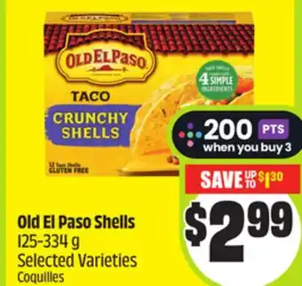 FreshCo Old El Paso Shells 125-334 g Selected Varieties offer