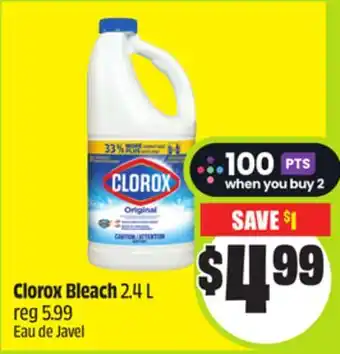 FreshCo Clorox Bleach 2.4L offer