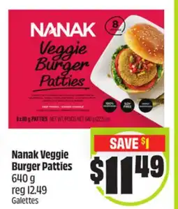 FreshCo Nanak Veggie Burger Patties 640 g offer