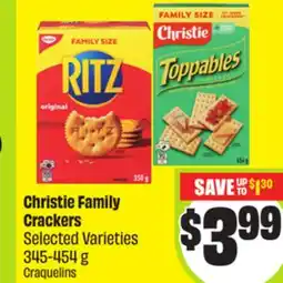 FreshCo Christie Family Crackers Selected Varieties 345-454g offer