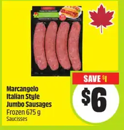 FreshCo Marcangelo Italian Style Jumbo Sausages Frozen 675 g offer