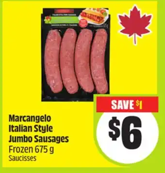 FreshCo Marcangelo Italian Style Jumbo Sausages Frozen 675 g offer
