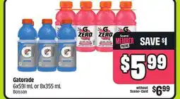 FreshCo Gatorade 6x591 mL or 8x355 mL offer