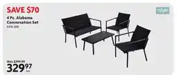 Home Hardware 4 Pc. Alabama Conversation Set offer
