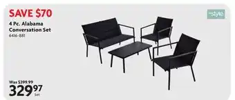 Home Hardware 4 Pc. Alabama Conversation Set offer