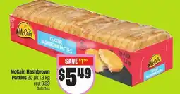 FreshCo McCain Hashbrown Patties 20 pk offer