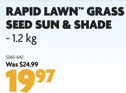 Home Hardware C-I-L RAPID LAWN GRASS SEED SUN & SHADE offer