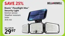 Home Hardware BELL & HOWELL Bionic Floodlight Max Security Light offer