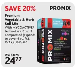 Home Hardware Organic Vegetable & Herb Potting Soil Mix offer