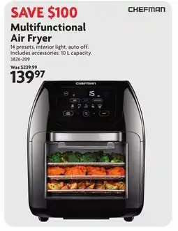 Home Hardware CHEFMAN Multi functional Air Fryer offer