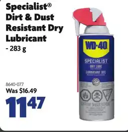Home Hardware Specialist Dirt & Dust Resistant Dry Lubricant offer