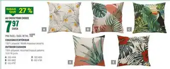 BMR COUSSIN D'EXTÉRIEUR offer