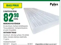 BMR MARCHE D'EXTÉRIEUR offer