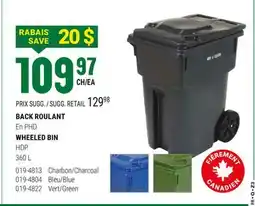 BMR BACK ROULANT offer
