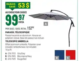 BMR PARASOL TÉLESCOPIQUE offer