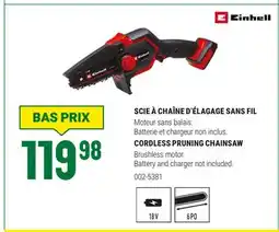 BMR SCIE À CHAÎNE D'ÉLAGAGE SANS FIL offer