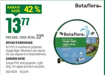 BMR BOYAU D'ARROSAGE BOTAFLORA offer