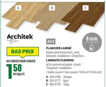 BMR ARCHITEK PLANCHER LAMINÉ offer