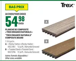 BMR PLANCHE DE COMPOSITE  TREX ENHANCE NATURALS  offer