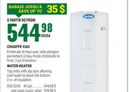 BMR WATER HEATER offer
