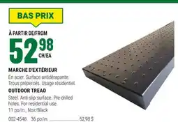 BMR MARCHE D'EXTÉRIEUR offer