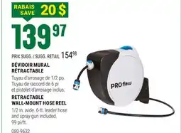 BMR DÉVIDOIR MURAL RÉTRACTABLE offer