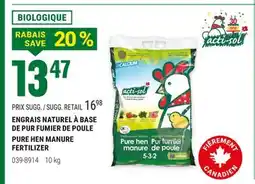 BMR ENGRAIS NATUREL À BASE DE PUR FUMIER DE POULE offer